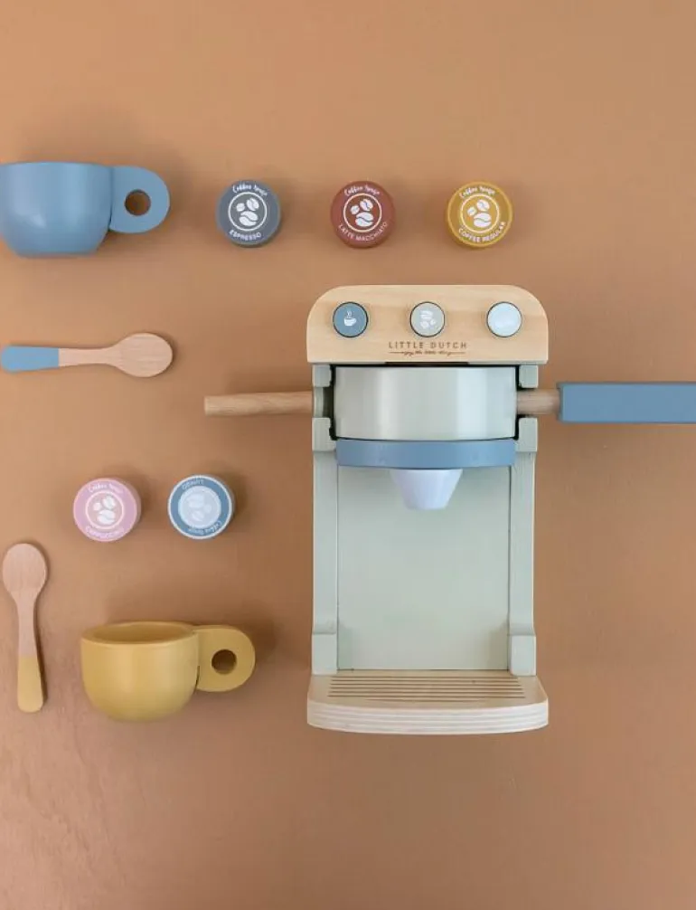 Little Dutch - Wooden Coffee machine - Leksakskök & Tillbehör