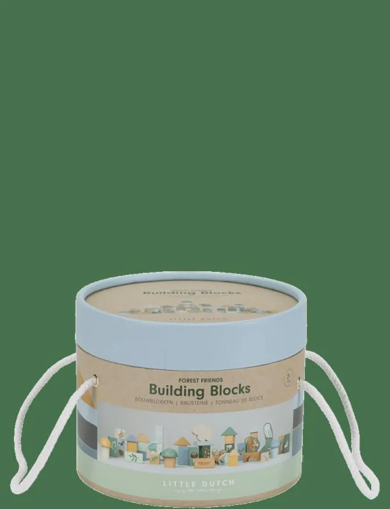 Little Dutch Building Blocks Forest Friends FSC - Byggklossar
