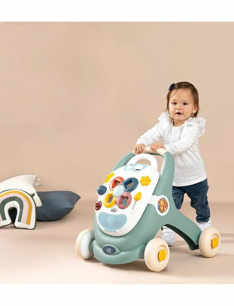 Little Smoby 3 IN 1 TROTTY WALKER - Lära-gå-vagnar