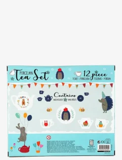Little Woodies - 12 pcs porcelain tea set - Leksakskök & Tillbehör