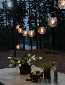 Ljusslinga startset E27 10 amber LED - dimmer - Ljusslingor