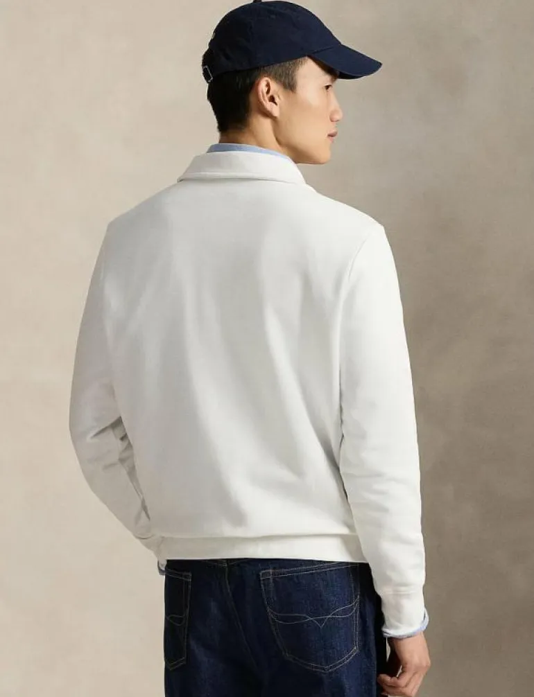 Logo Fleece Collared Sweatshirt - Stickat