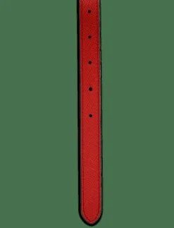Logo Reversible Crosshatch Skinny Belt - Skärp
