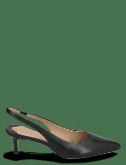 Lolah Burnished Leather Slingback Pump - Pumps