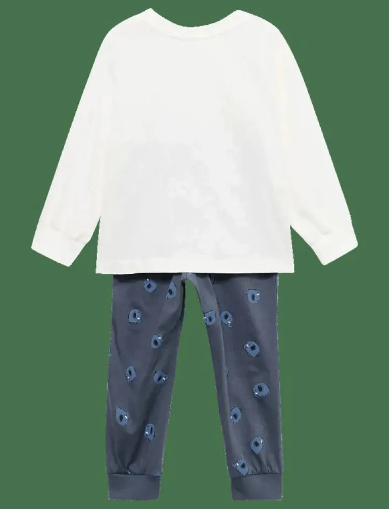 Long animal-print pyjamas - Set