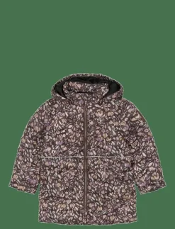 Long Puffer Jacket Aop Rec. - Dunjackor & fodrade jackor