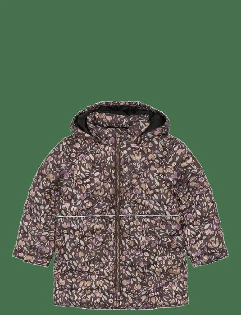 Long Puffer Jacket Aop Rec. - Dunjackor & fodrade jackor