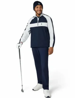 Long Sleeve 1/4-Zip Colour Block Jacket - Golfjackor