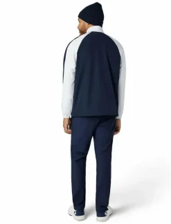 Long Sleeve 1/4-Zip Colour Block Jacket - Golfjackor