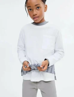 Long-sleeved t-shirt with pocket - Långärmade t-shirts