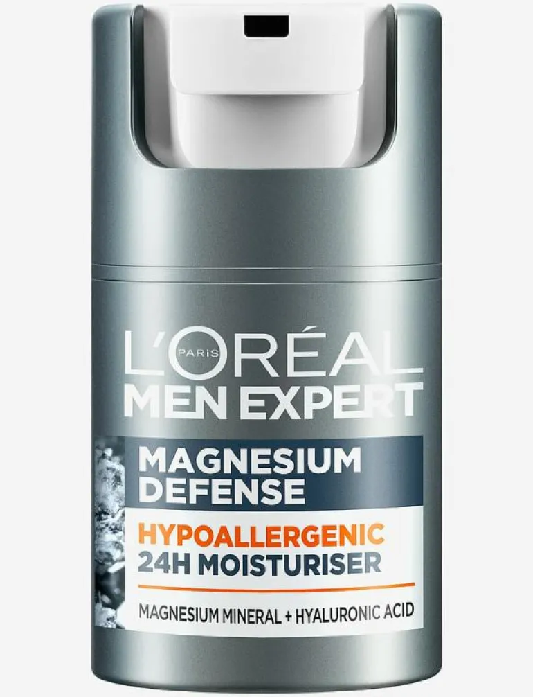 L'Oréal Men Expert Magnesium Defence Hypoallergenic 24H Moisturizer 50ml - Ansiktsvård