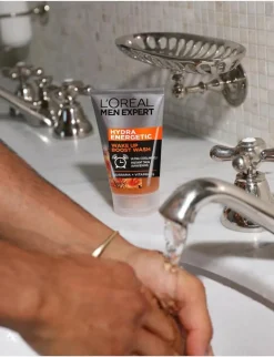 L'Oréal Paris Men Expert Hydra Energetic Wake Up Boost Wash 100 ml - Ansiktsvård