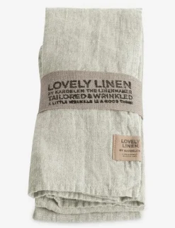 LOVELY NAPKIN (4-PACK) - Tygservetter
