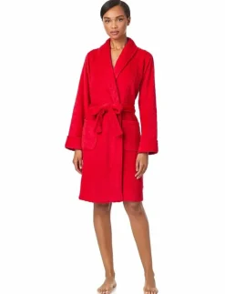 LRL L/s shawl collar short robe - Morgonrock