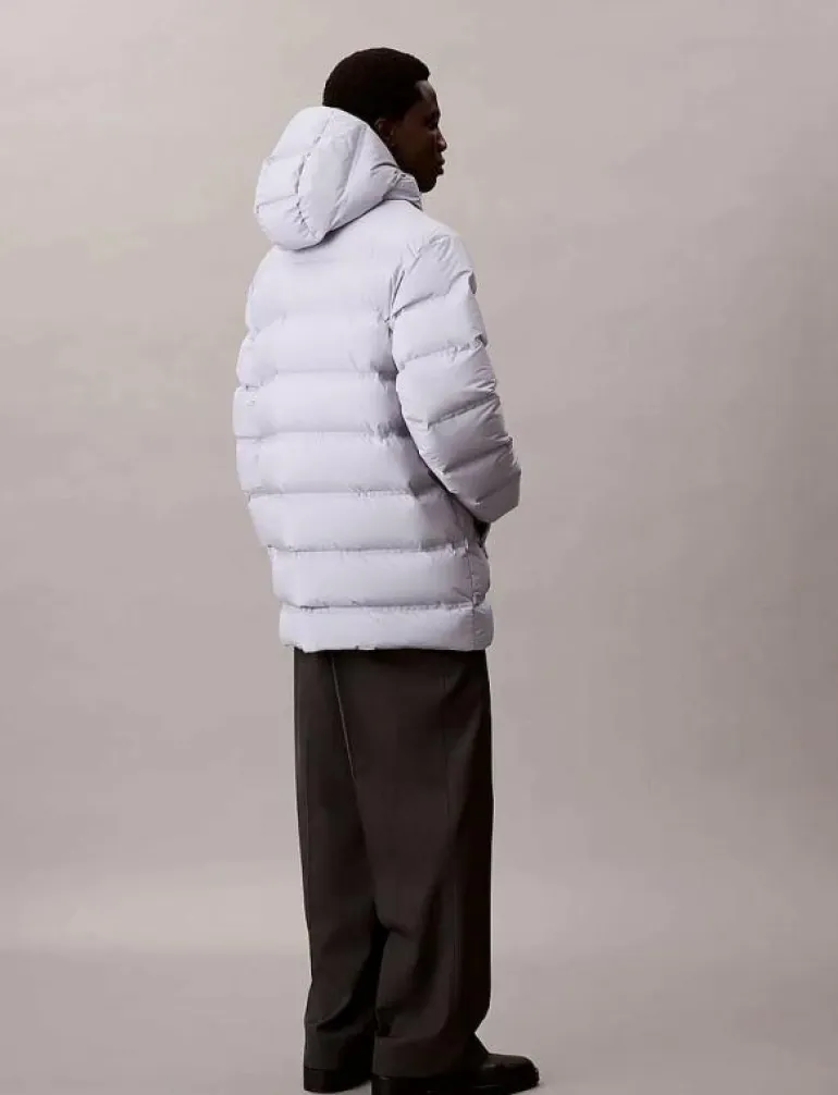 LS BONDED CHNNLD LONG HOODED PUF - Fodrade jackor