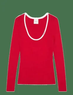 LS Color Blocked Cotton Sweater - Långärmade toppar
