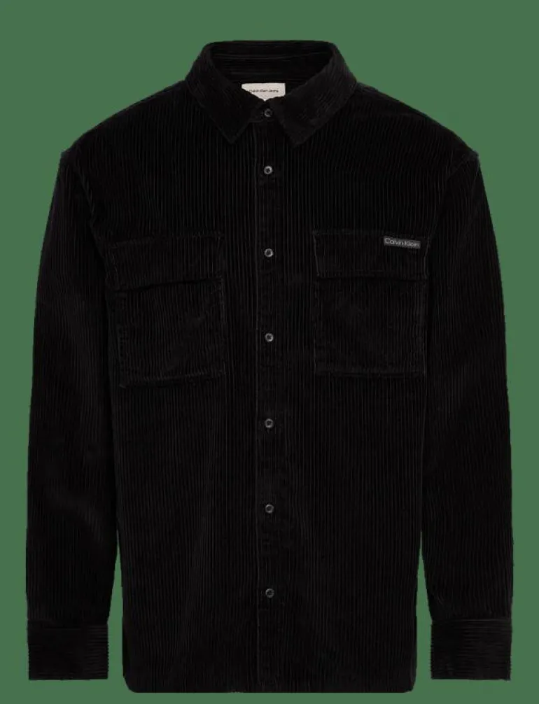 LS CORDUROY POCKET RELAXED SHIRT - Manchesterskjortor