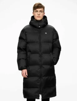 LS LONG LENGTH HOODED NYLON PUFF - Fodrade jackor