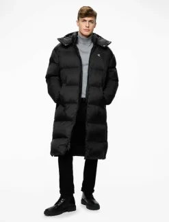 LS LONG LENGTH HOODED NYLON PUFF - Fodrade jackor
