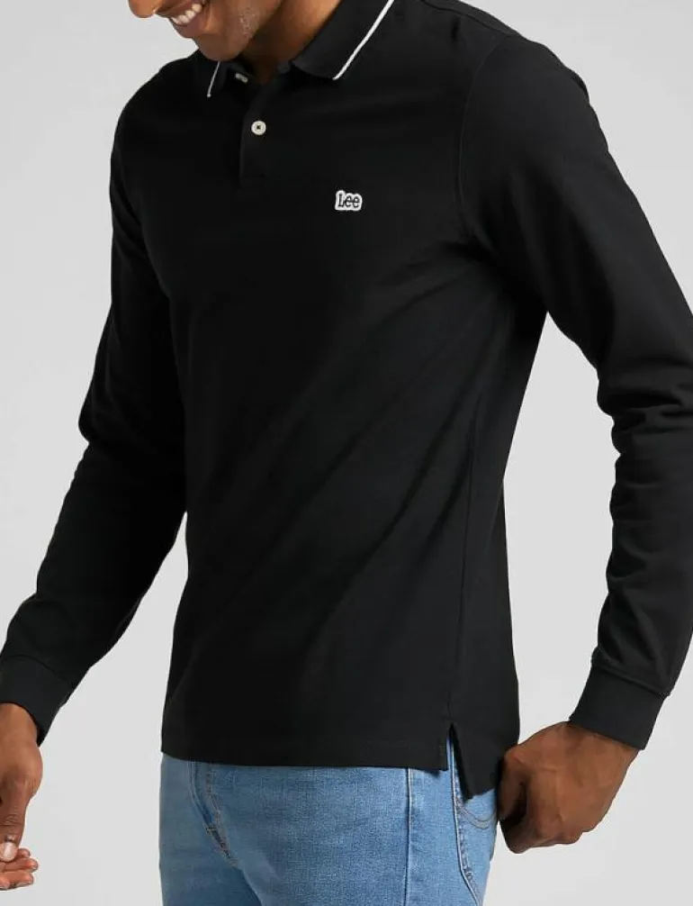 LS PIQUE POLO - Långärmade pikéer