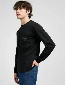 LS POCKET LOGO TEE - Långärmade t-shirts
