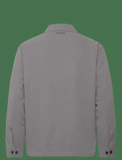 LS SEERSUCKER SHIRT JACKET - Jackor & rockar