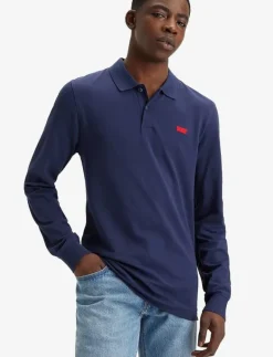 LS SLIM HOUSEMARK POLO NAVAL A - Långärmade pikéer