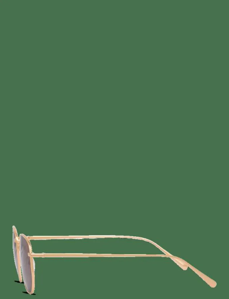 Lucca Gold Brown - Round Frame
