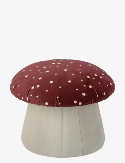 Lue Pouf, Red, Polyester - Inredning