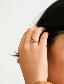 LULU halos stack ring gold-plated - Ringar