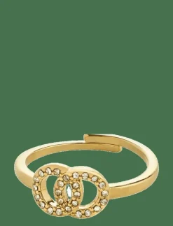 LULU halos stack ring gold-plated - Ringar