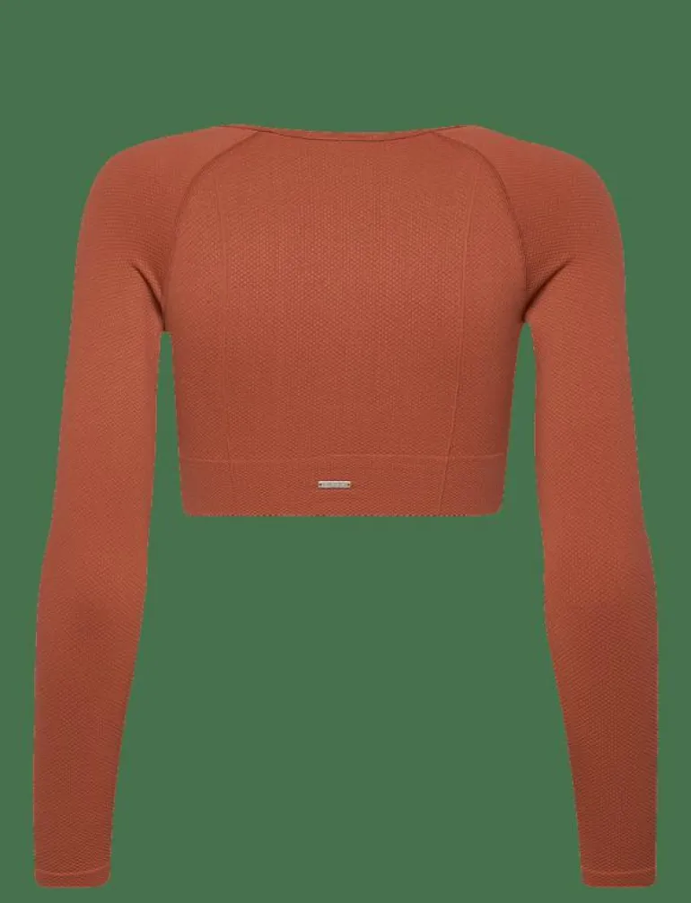 Luxe Seamless Crop Long Sleeve - Crop tops