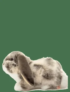 Lying Rabbit grey-white 30 cm - Mjukisdjur
