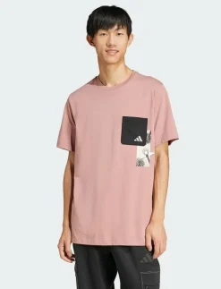 M T LENS PKT T - T-shirts