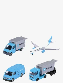 Majorette Maersk 4-Pack Presentförpackning - Lastbilar
