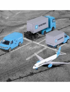 Majorette Maersk 4-Pack Presentförpackning - Lastbilar