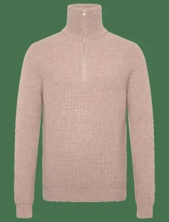 Man Chunky Rib Half Zip - Stickat