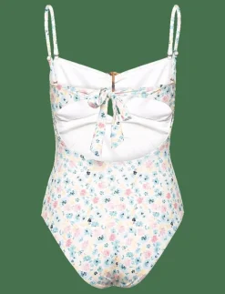 Mandy bamboo-ring bandeau swimsuit - Baddräkter