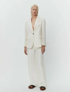 Marcy - Solid Linen - Enkelknäppta kavajer