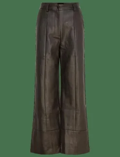MARLOWE VEGAN LEATHER PANT - Skinnbyxor