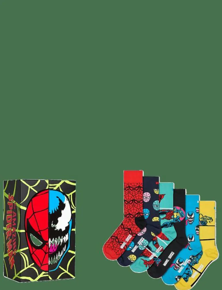 MARVEL™ Spider-Man 6-Pack Socks Gift Set - Vanliga strumpor
