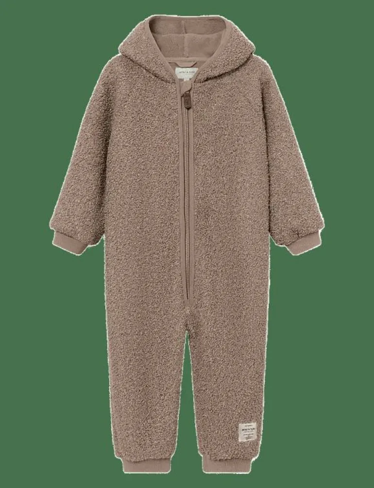 MATADEL teddyfleece jumpsuit. GRS - Långärmad bodysuit
