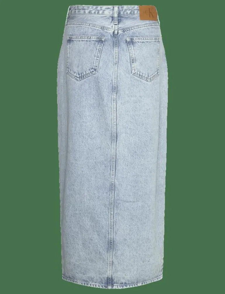 MAXI DENIM SKIRT - Maxikjolar