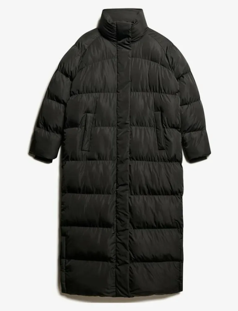 MAXI LONGLINE PUFFER JACKET - Dunkappor