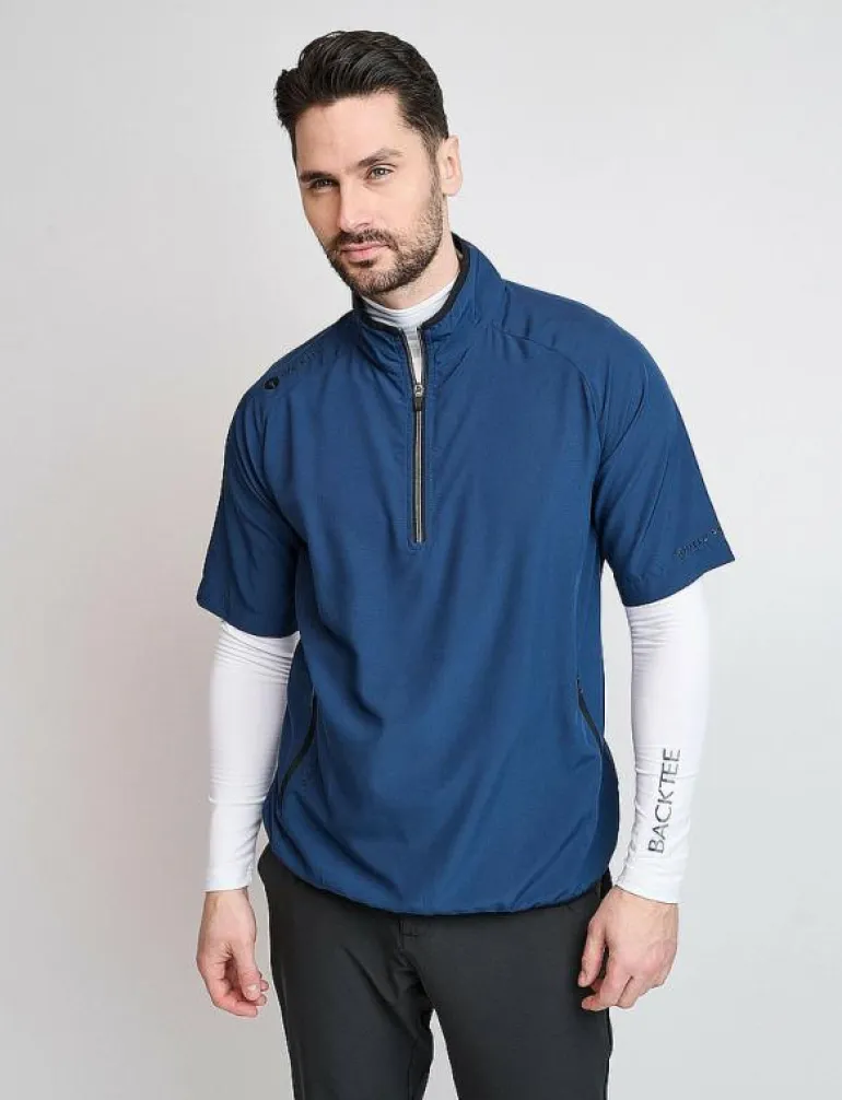Mens 80 G Short Sleeve Packable Shield - Golfjackor