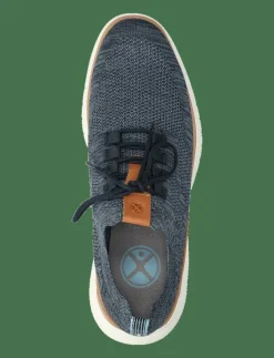 Men's Advance Knit Laceup - Navy Blue Knit - Business sneakers
