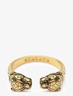 Men's Gold Panther Ring - Ringar