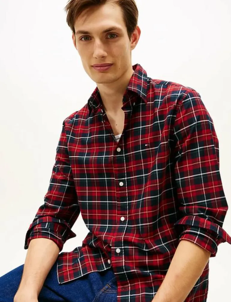 MERCERIZED TARTAN RF SHIRT - Rutiga skjortor