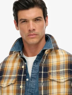 MERCHANT HEAVY CHECKED SHIRT - Rutiga skjortor