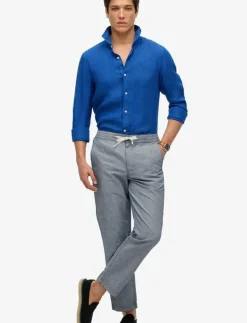 MERCHANT LINEN PANT - Linnebyxor